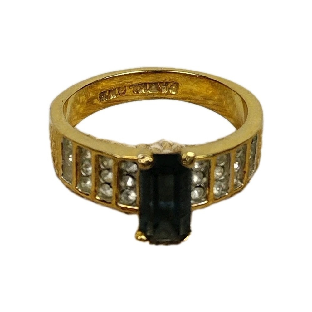 Park Lane Women's Gold Tone Ring Faux Stone Elegant Classy Size 8+